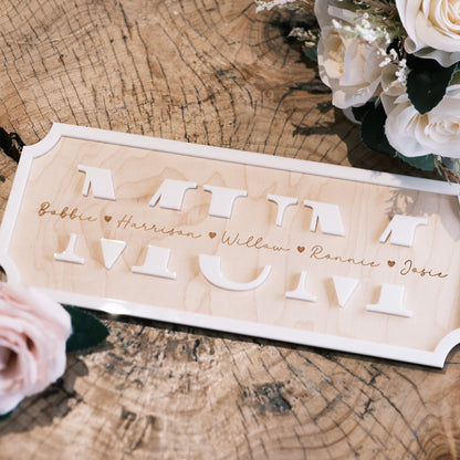 Personalised Mum Gift Sign