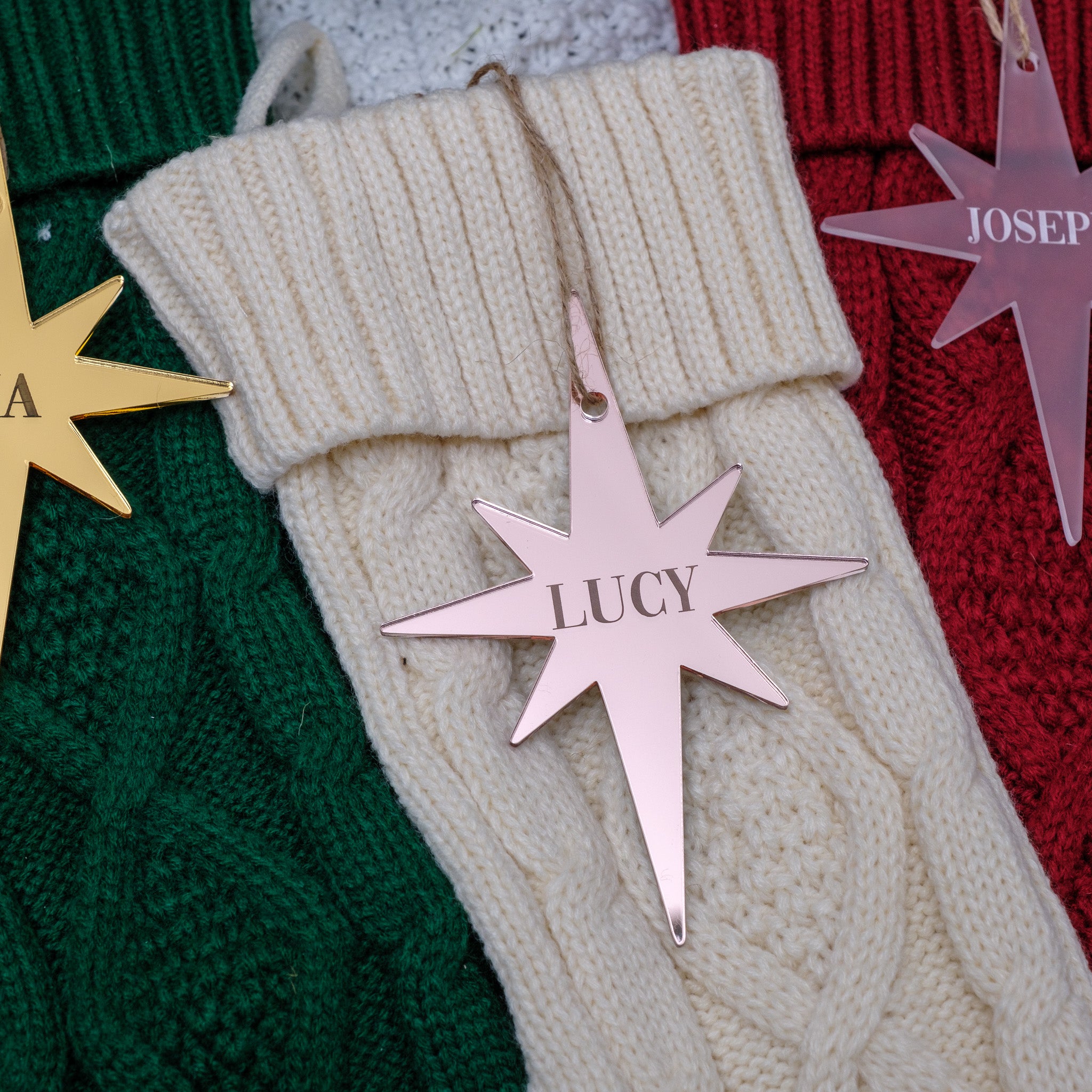 Personalized Christmas stockings
