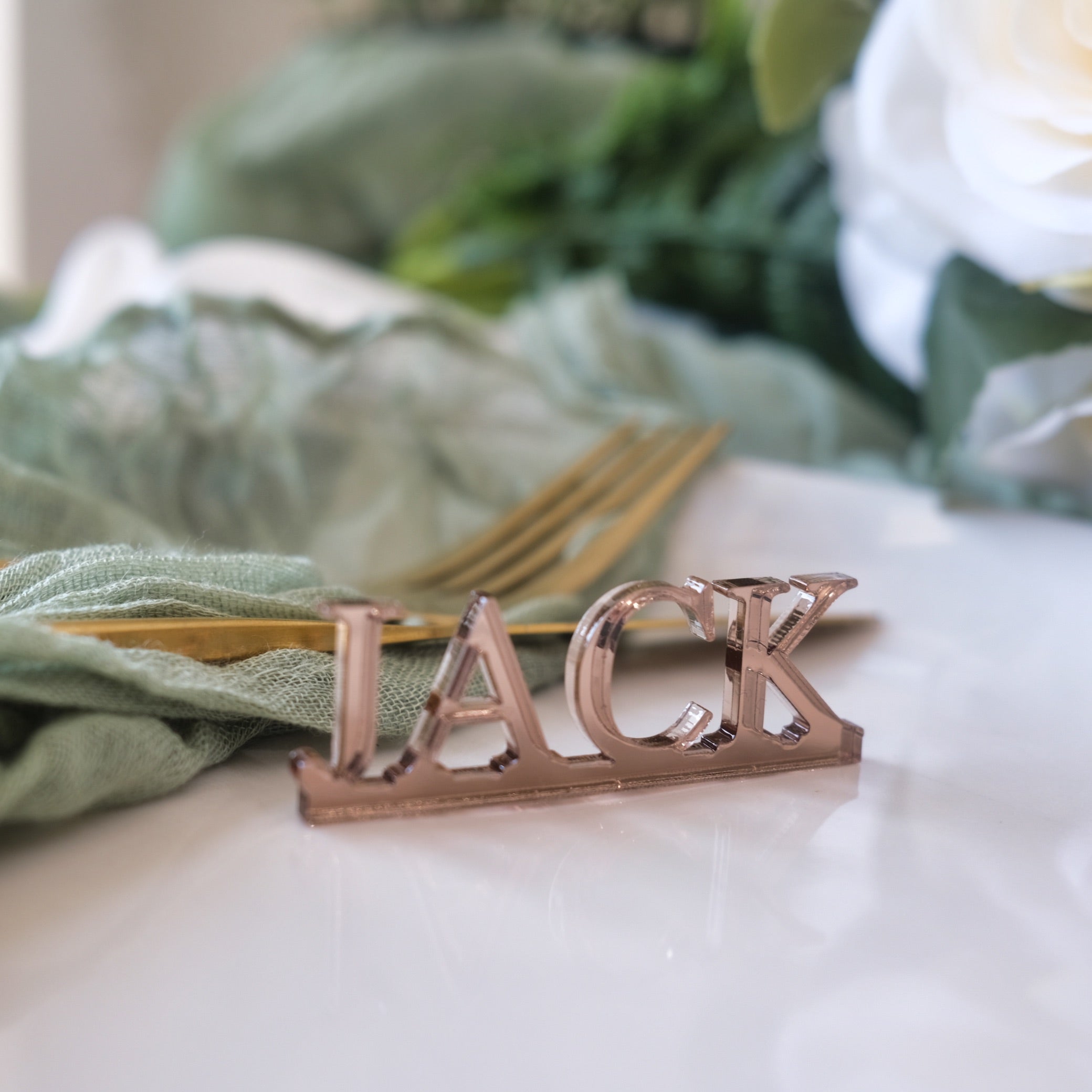 Wedding place cards