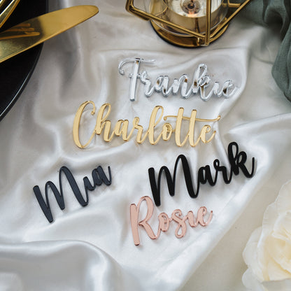 Wedding place name cards