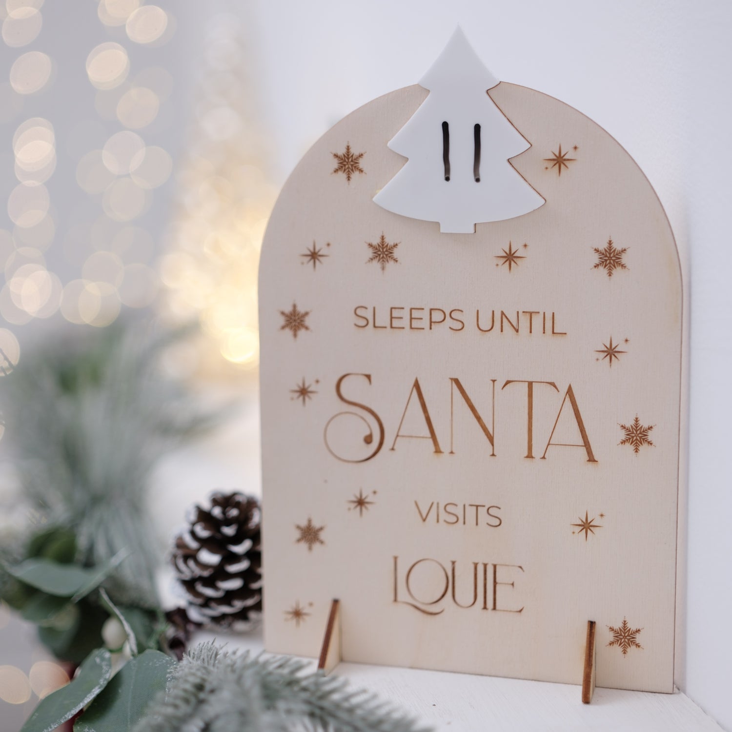 Personalised Santa countdown