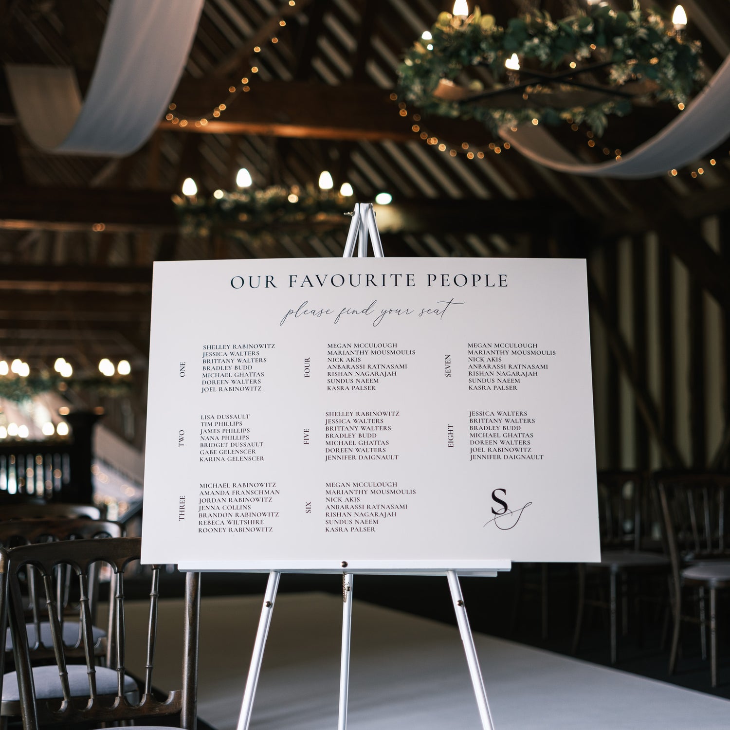 Seating chart