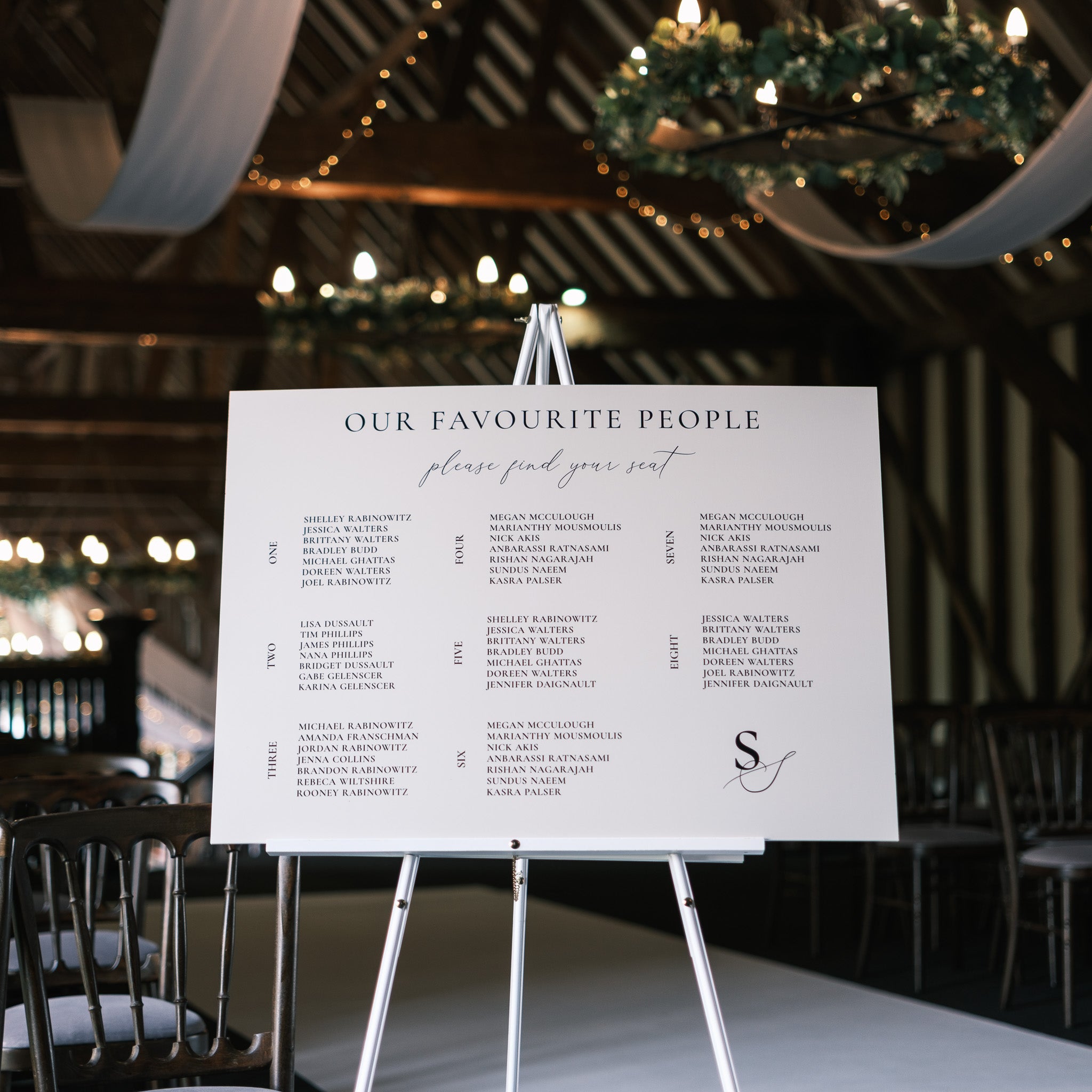 Seating chart