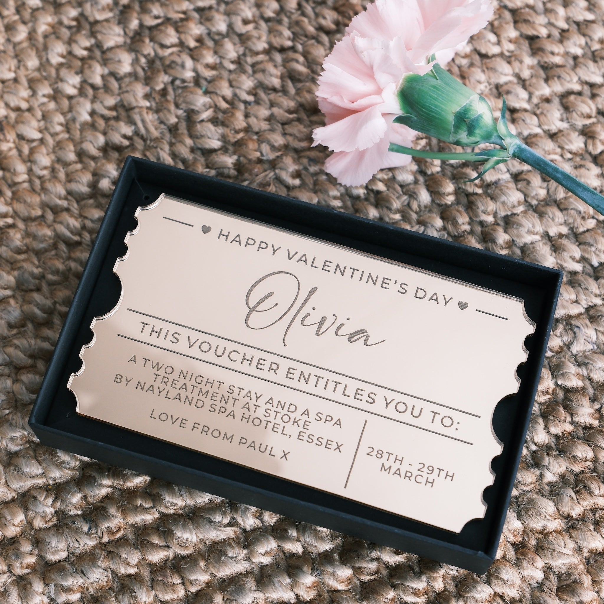 Valentine Surprise Ticket