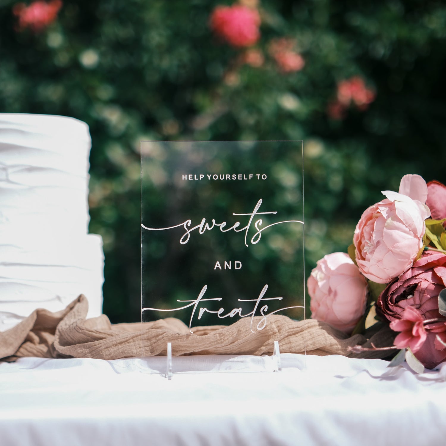 Very Sweet Sign Sweets Sign Wedding Favour Sign With Stands by Inketch – inketch