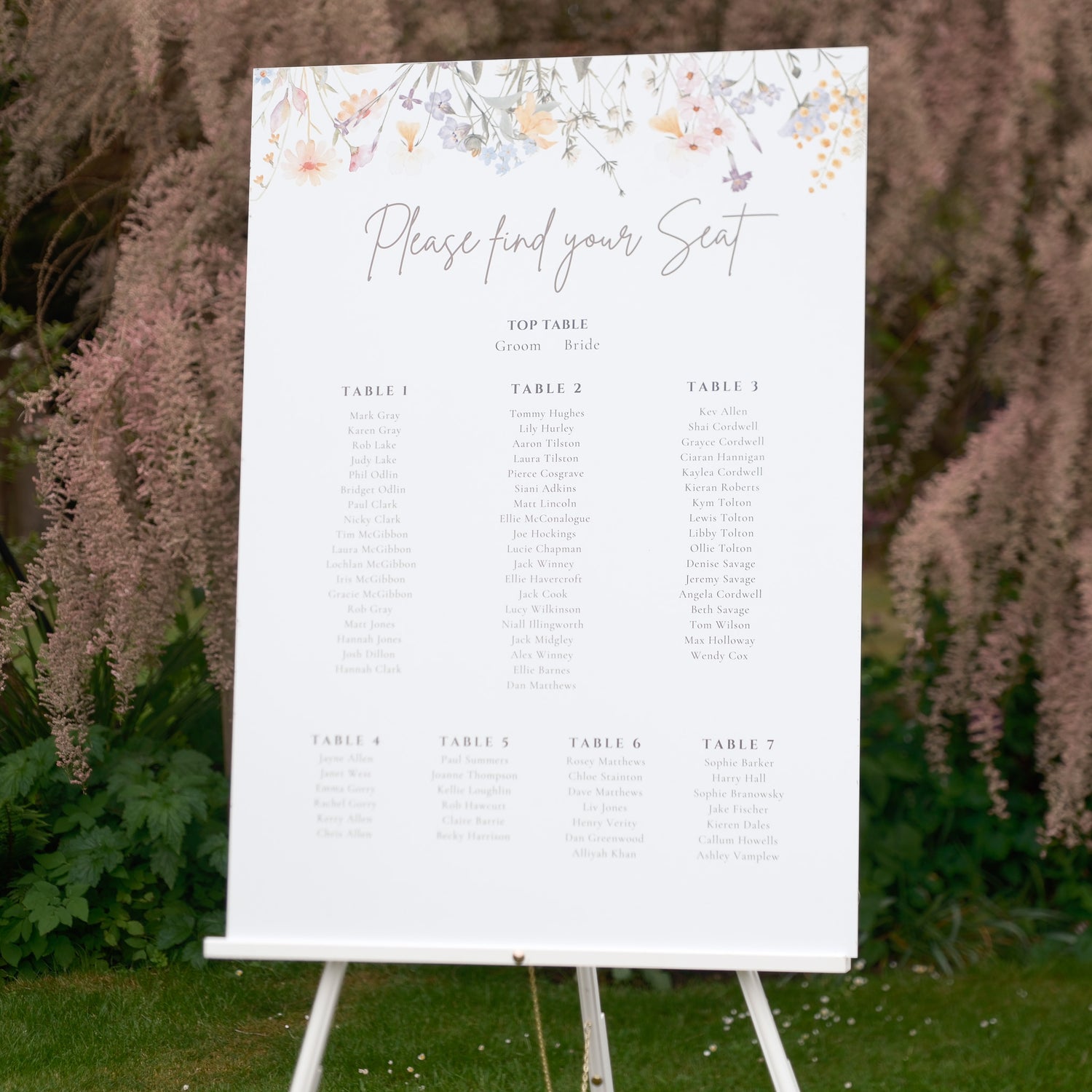 wedding signage