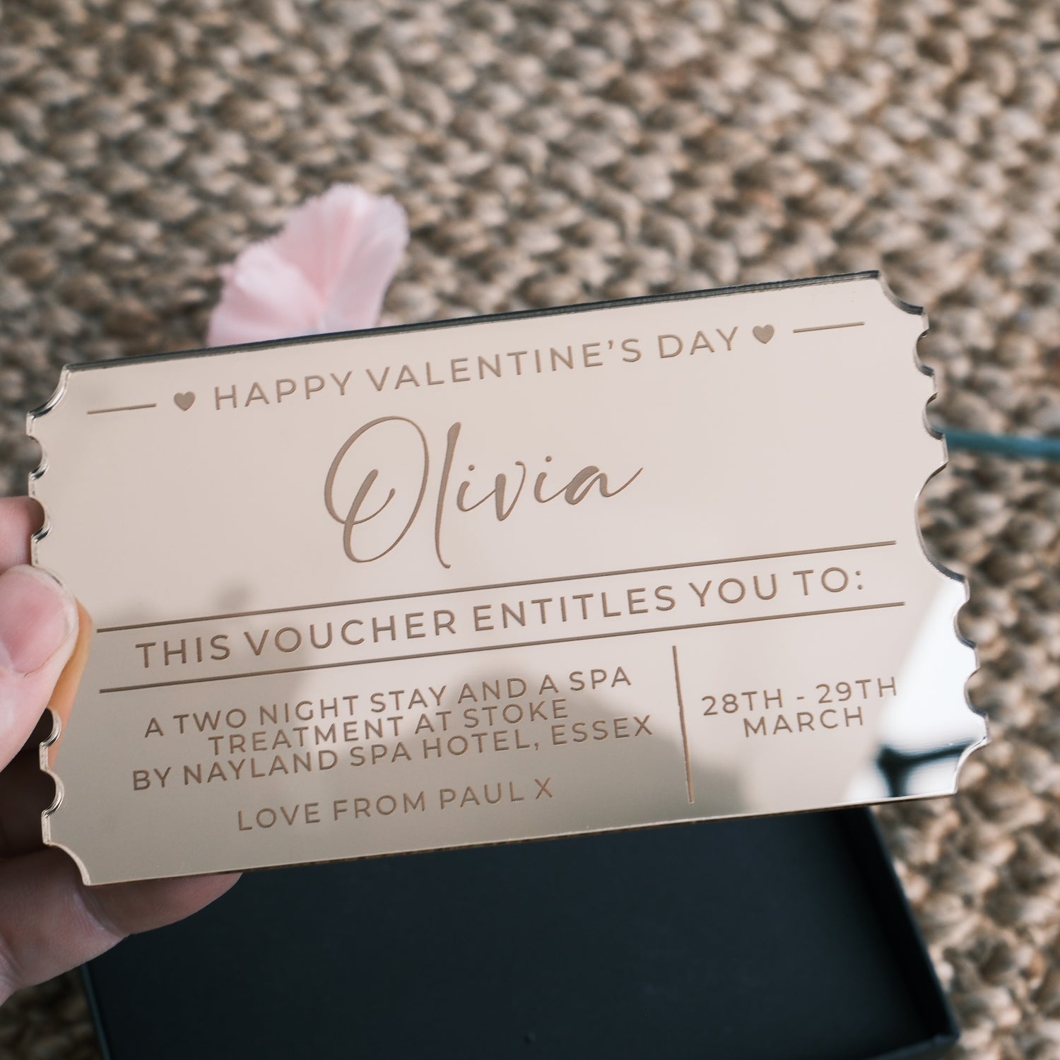 Valentine Surprise Ticket