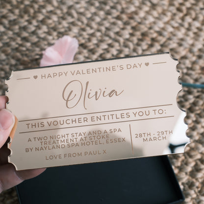 Valentine Surprise Ticket