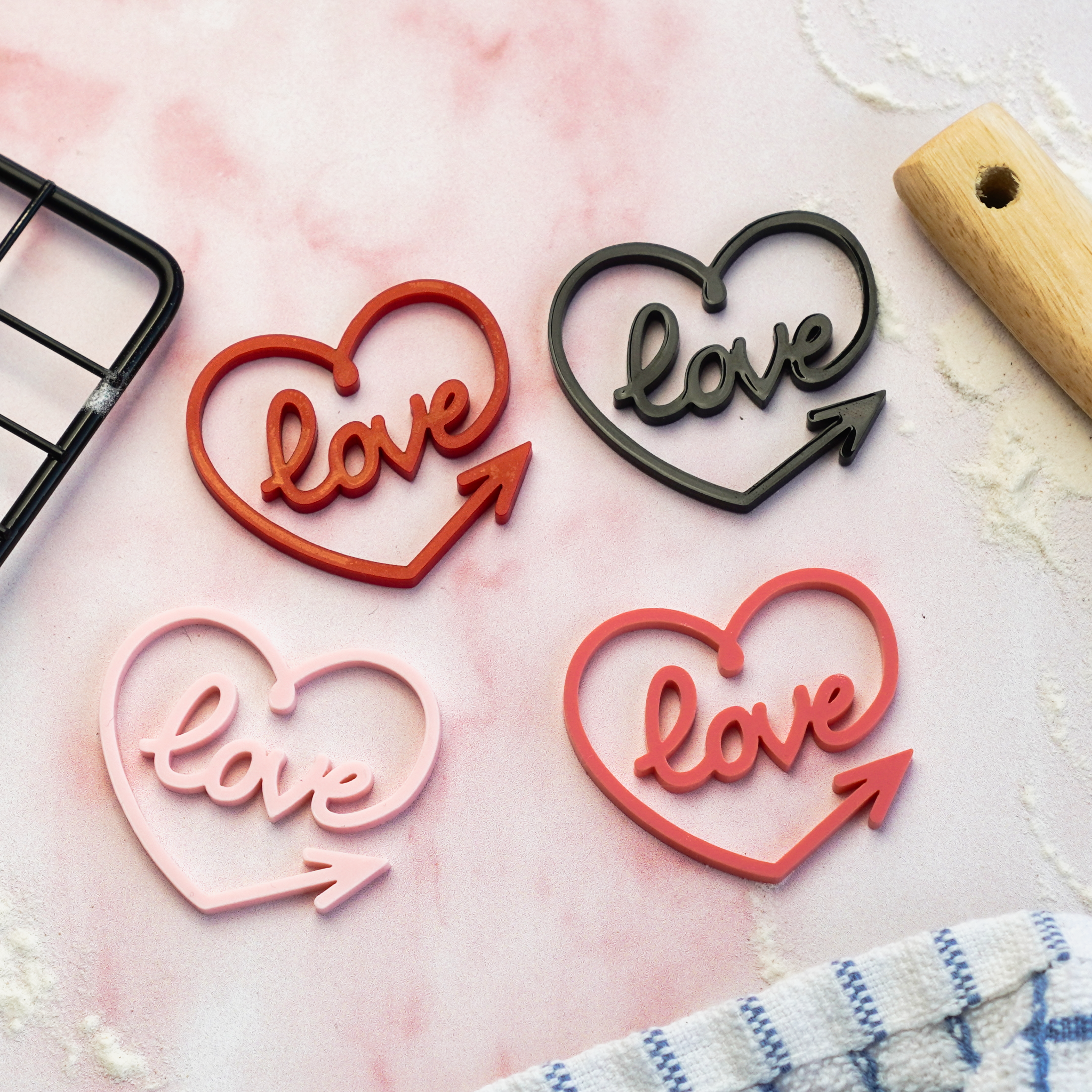 Valentines Cake Charms