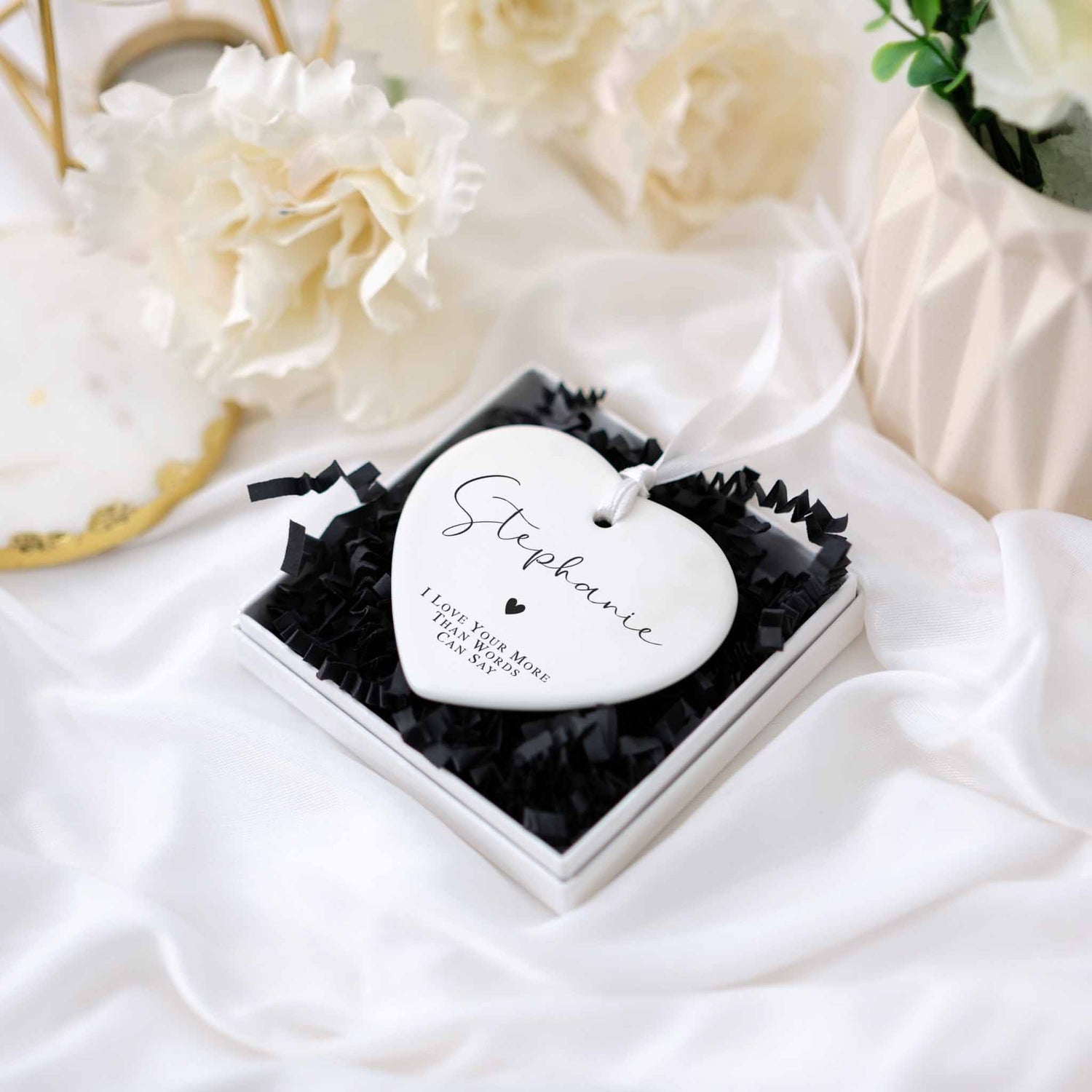 Heart shaped valentines gift