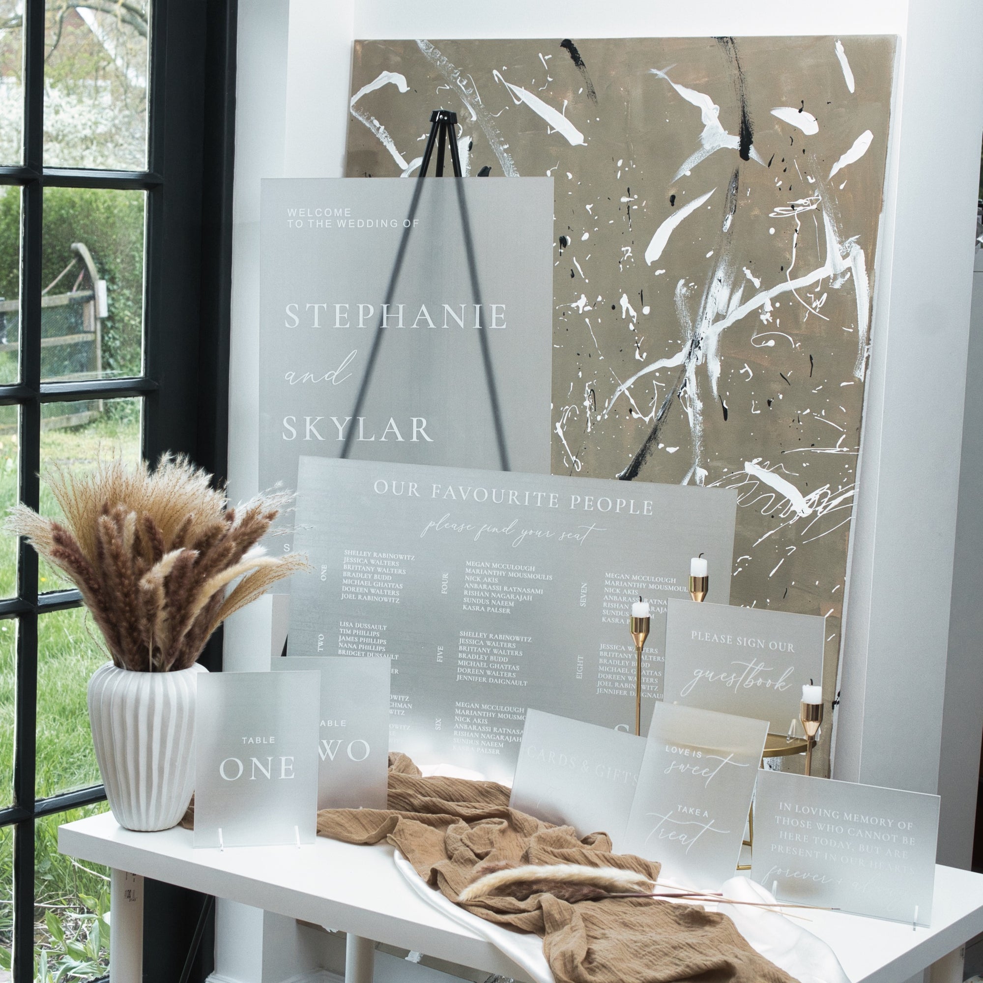Signage Package Examples Wedding Signage Package By Inketch – inketch