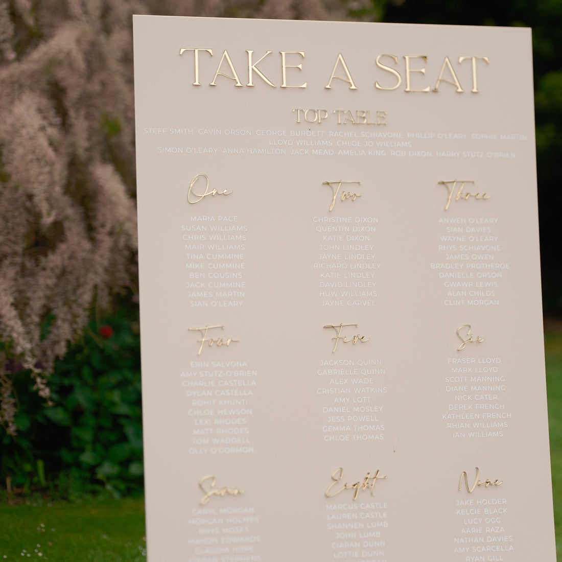 wedding signage