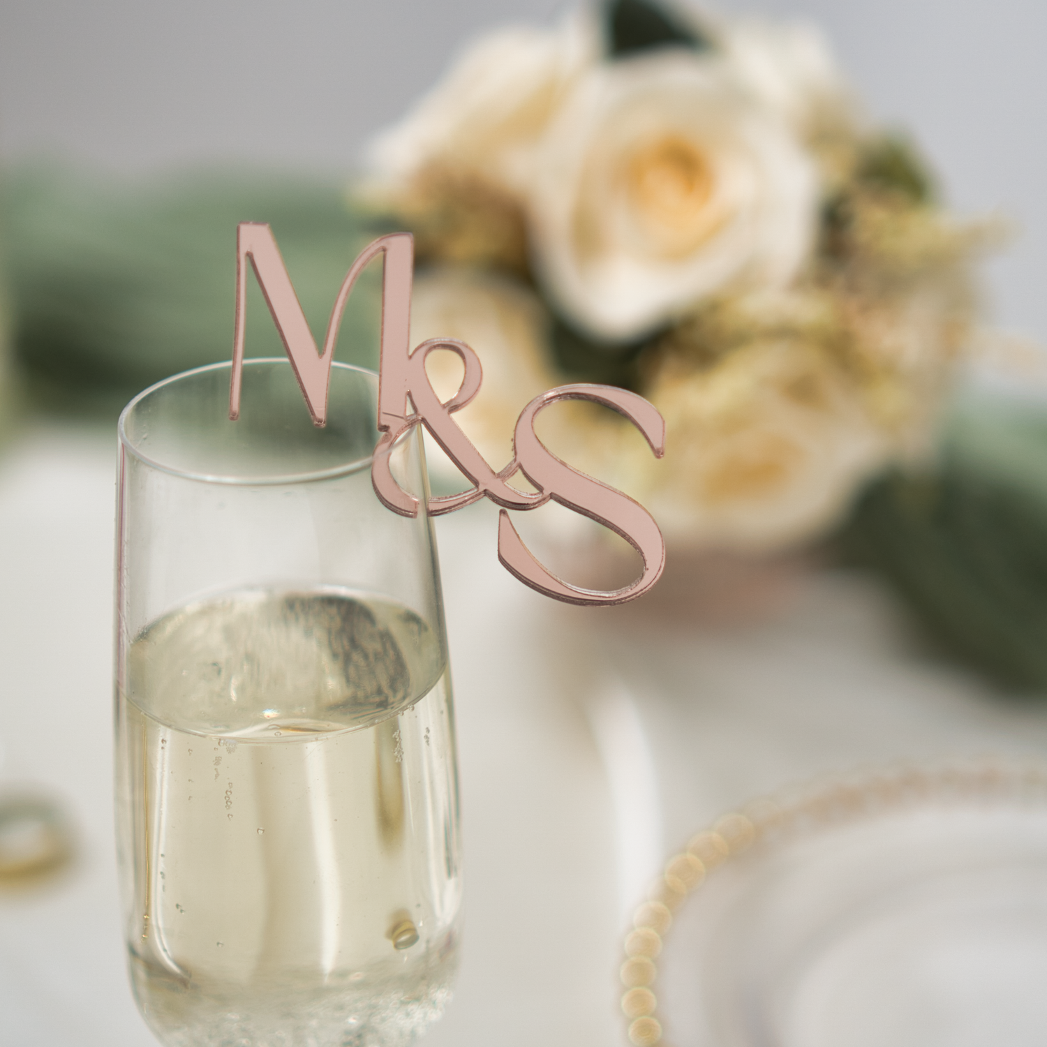 Wedding Name Drink Charm