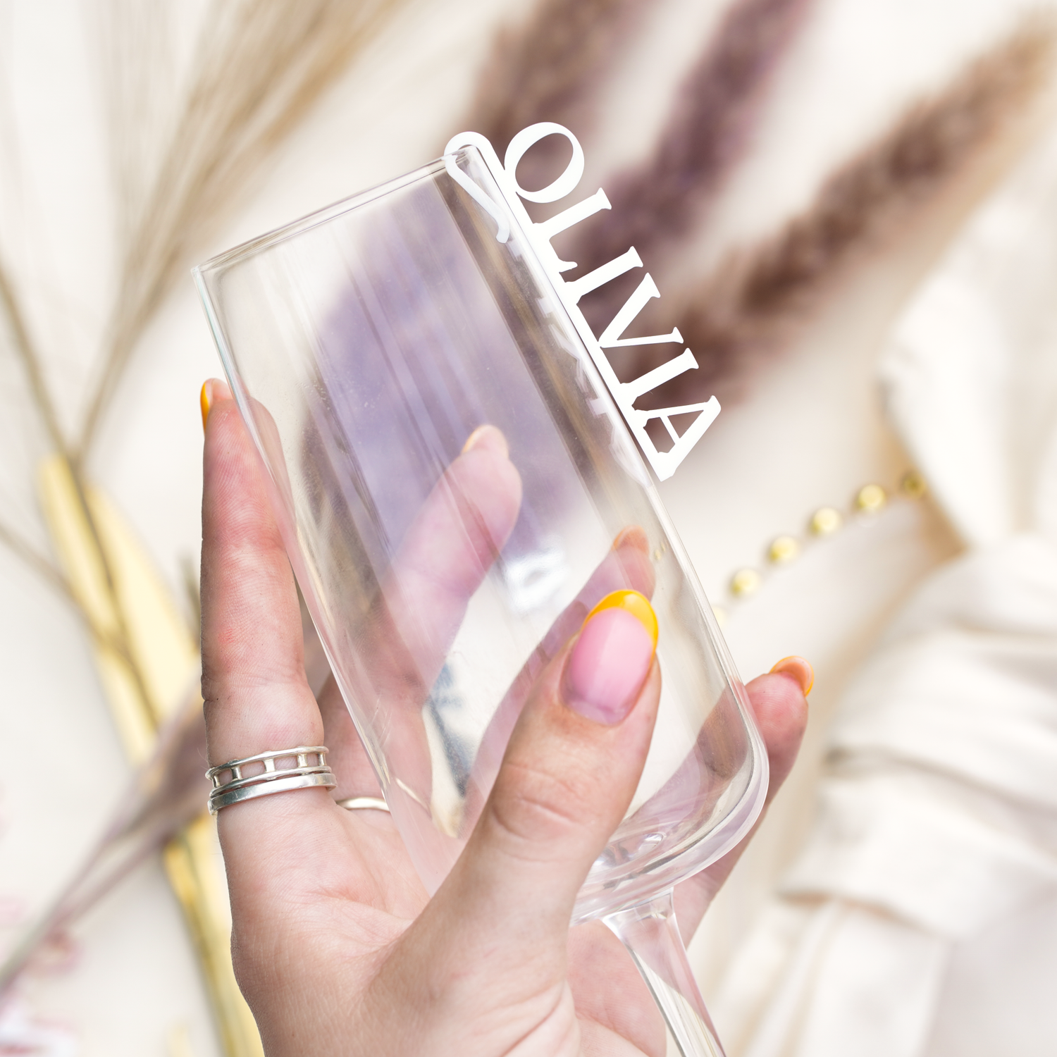 Name wine charms