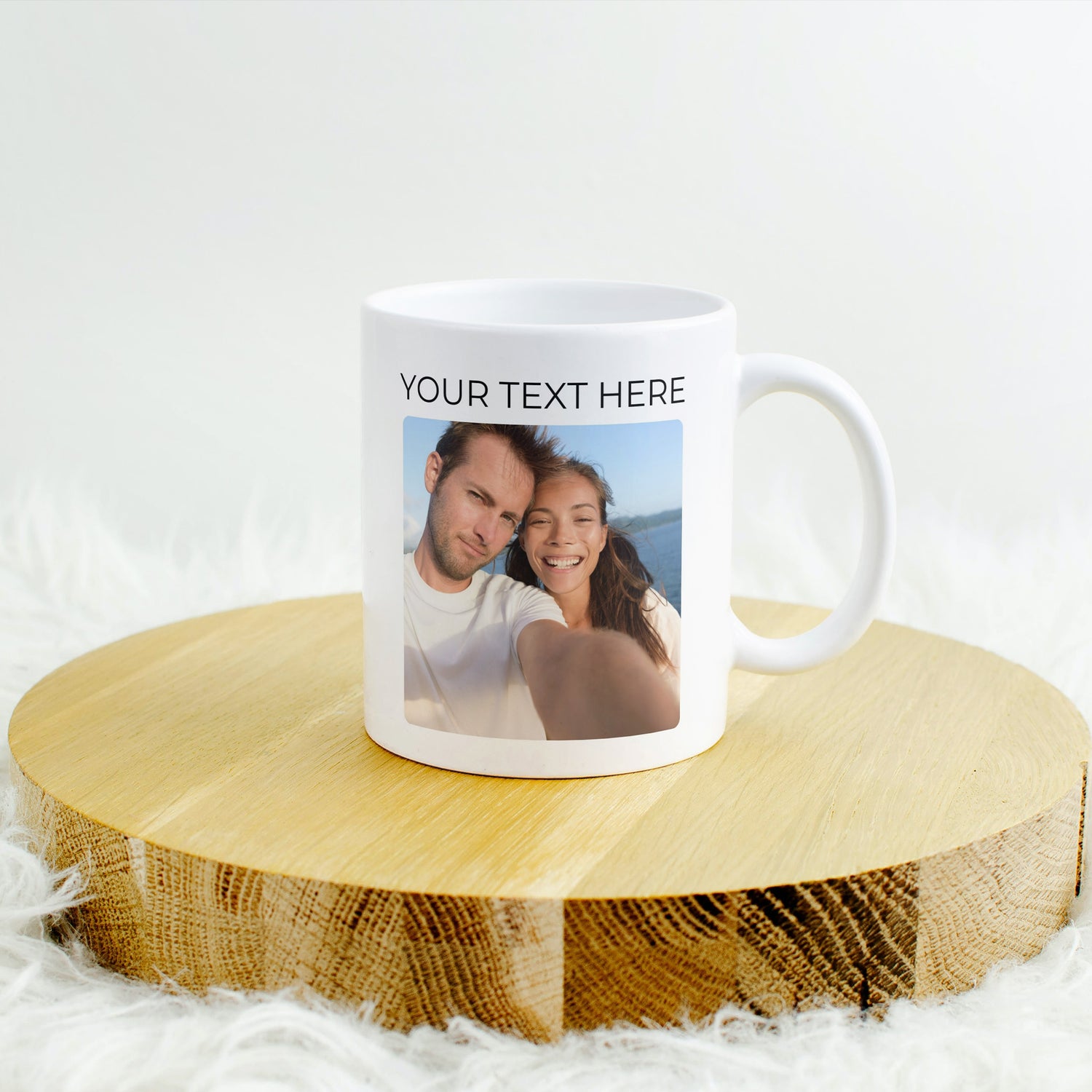 Personalised photo mug