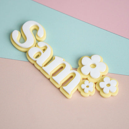 Double Layer Cake Charm With Flowers