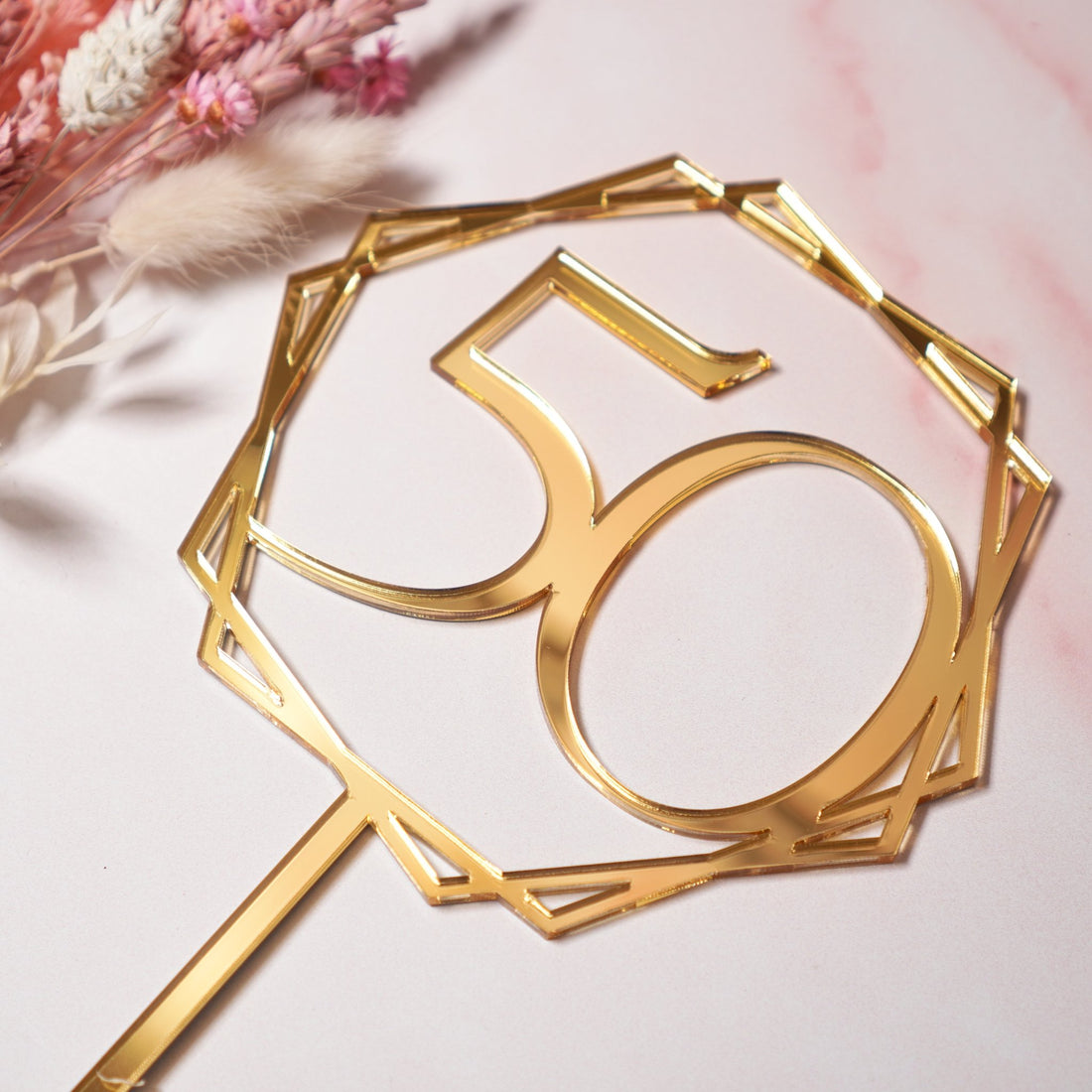 50 Cake Topper