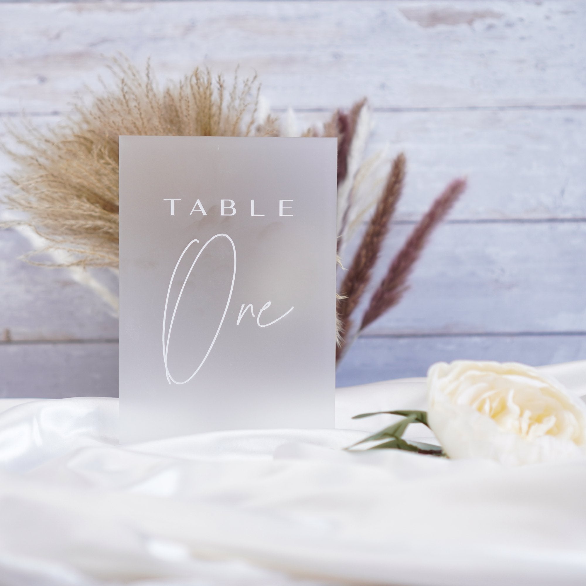 Wedding Table Numbers With Stand