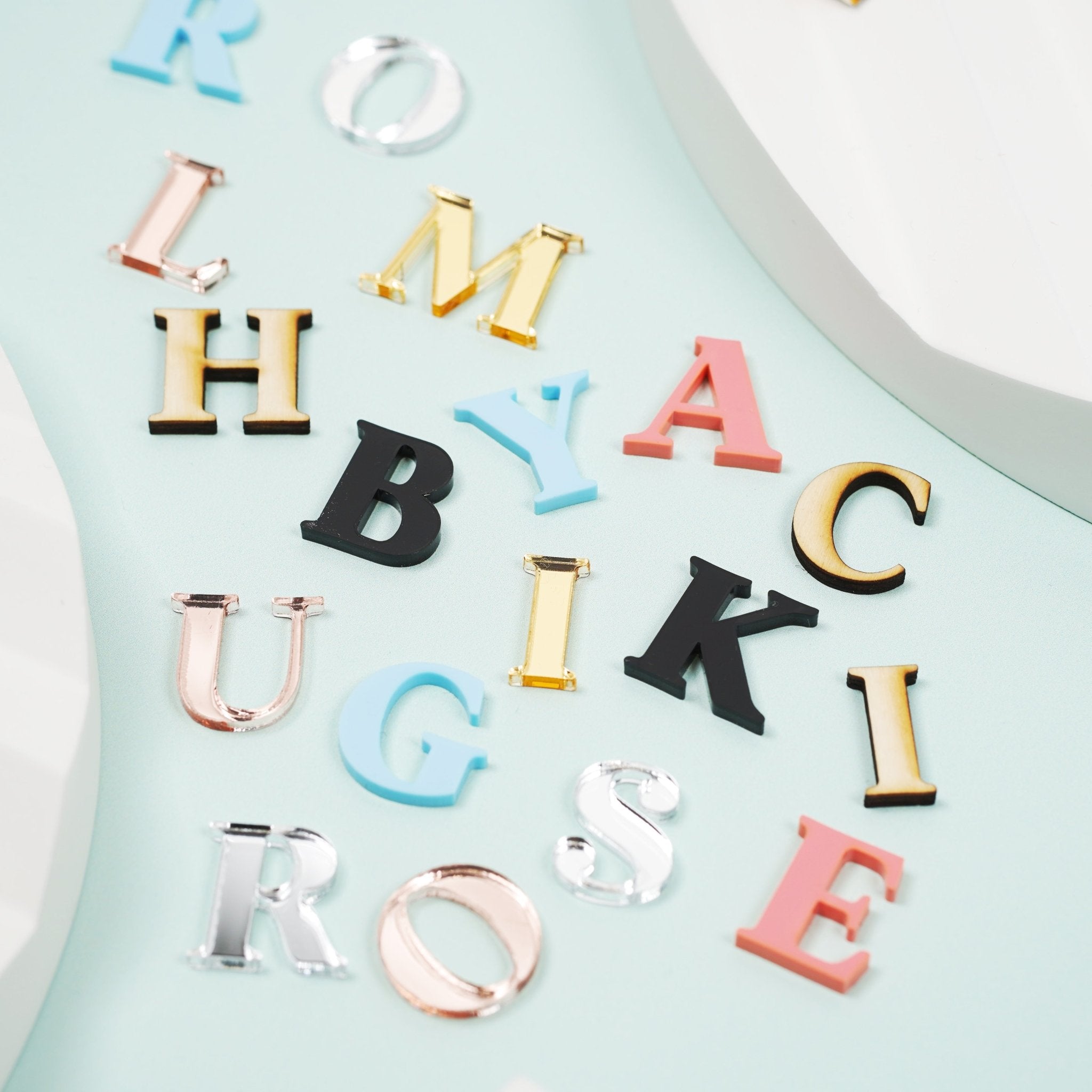 Acrylic name charm letters