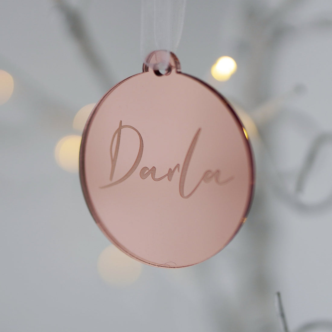 Personalised Christmas bauble