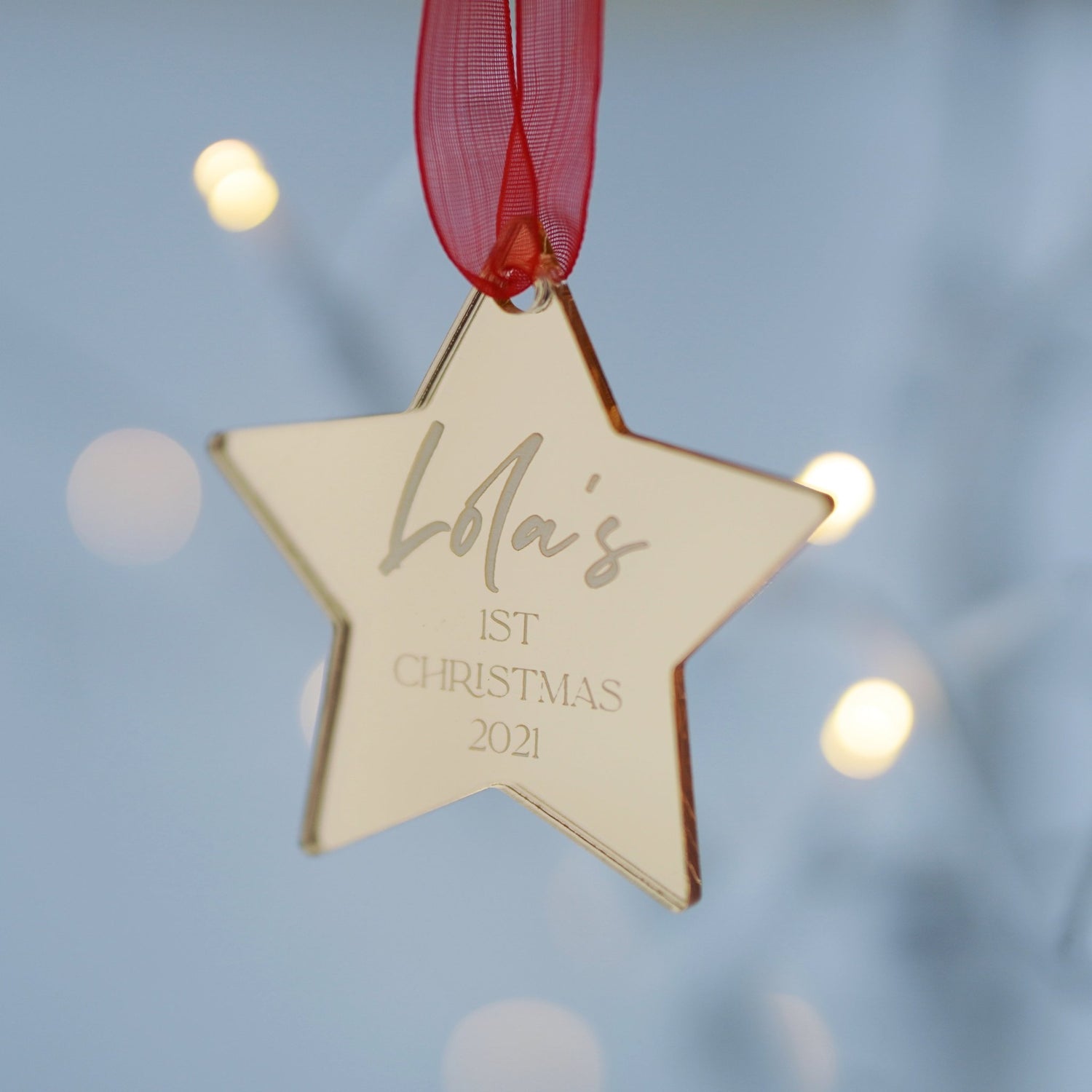 Personalised My First Christmas Bauble