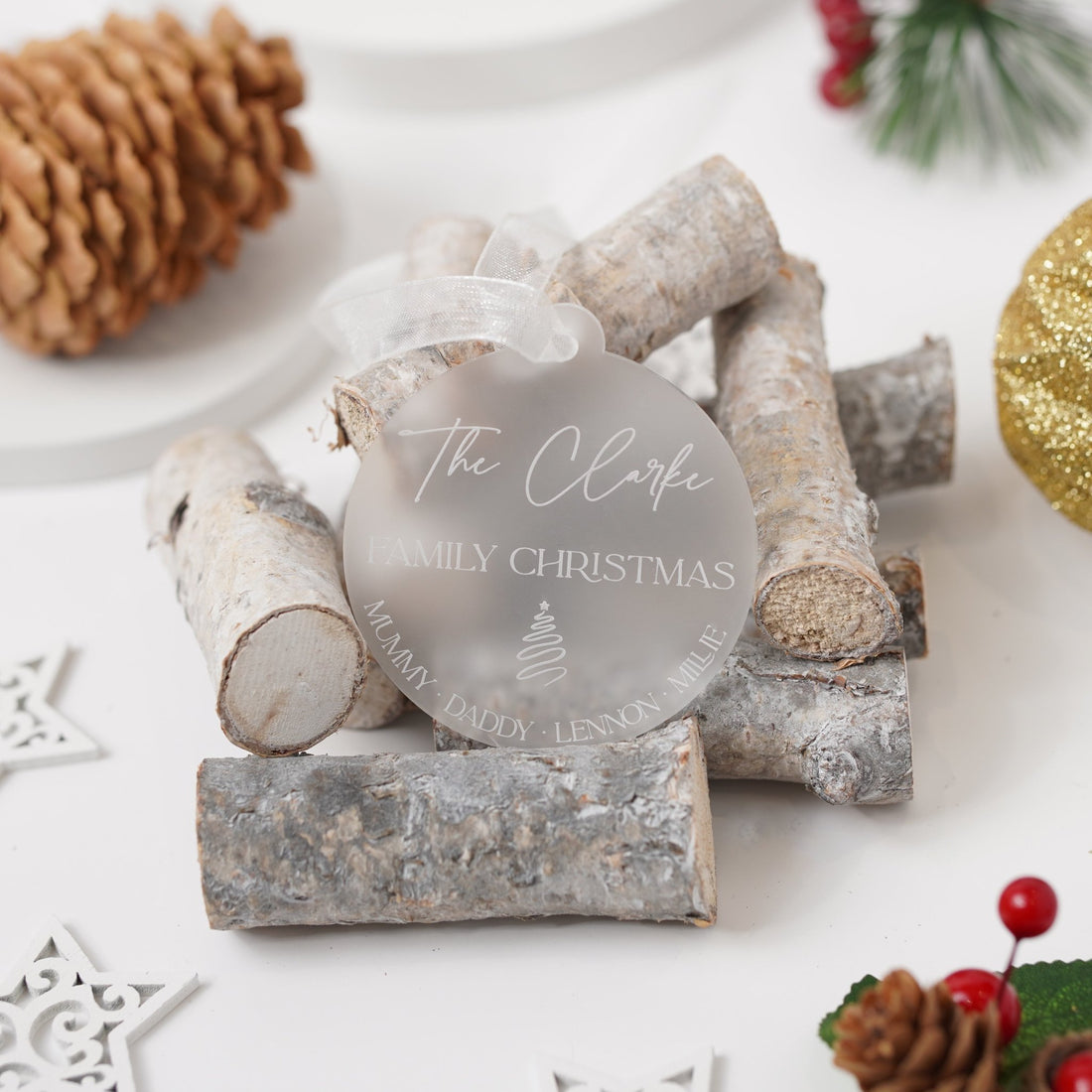 Personalised Family Christmas Decoration