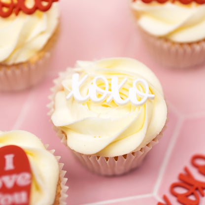 XOXO  cup cake charms