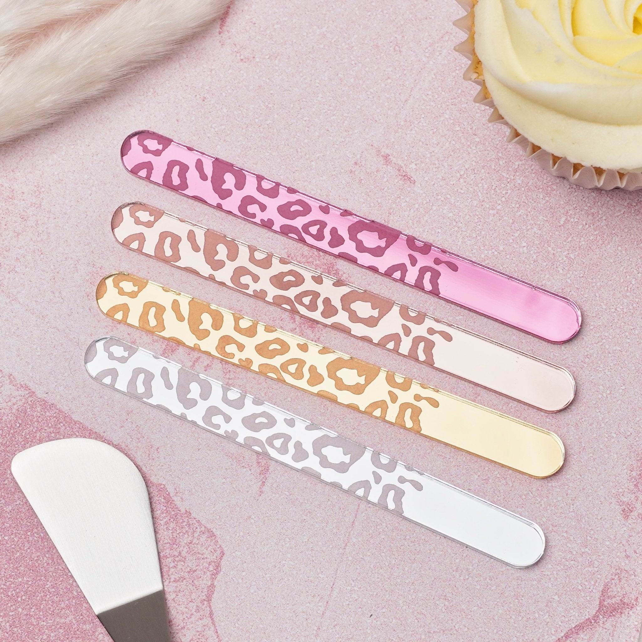 Leopard Print Cakesicle Sticks