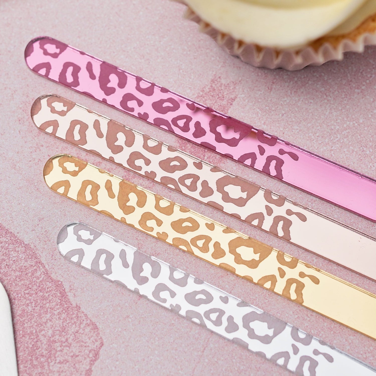 Leopard Print Cakesicle Sticks