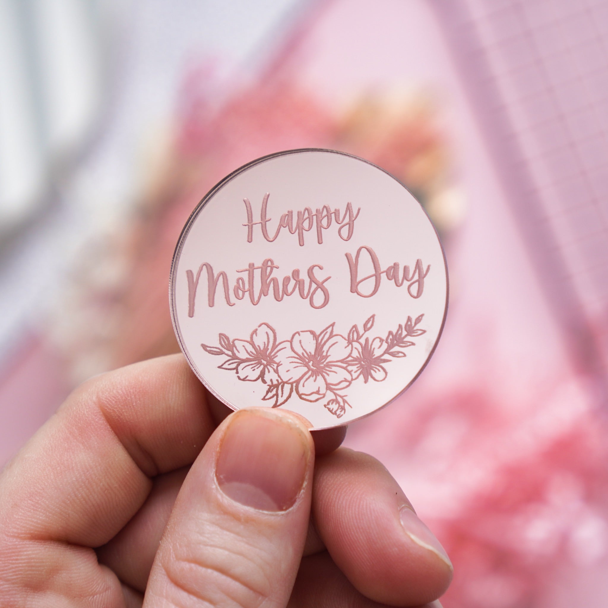 Happy Mothers Day Cupcake Charm