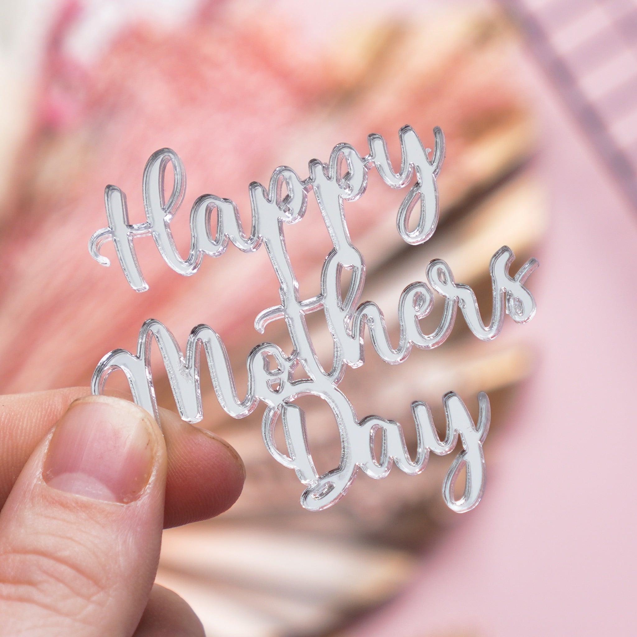 Happy Mothers Day Cupcake topper