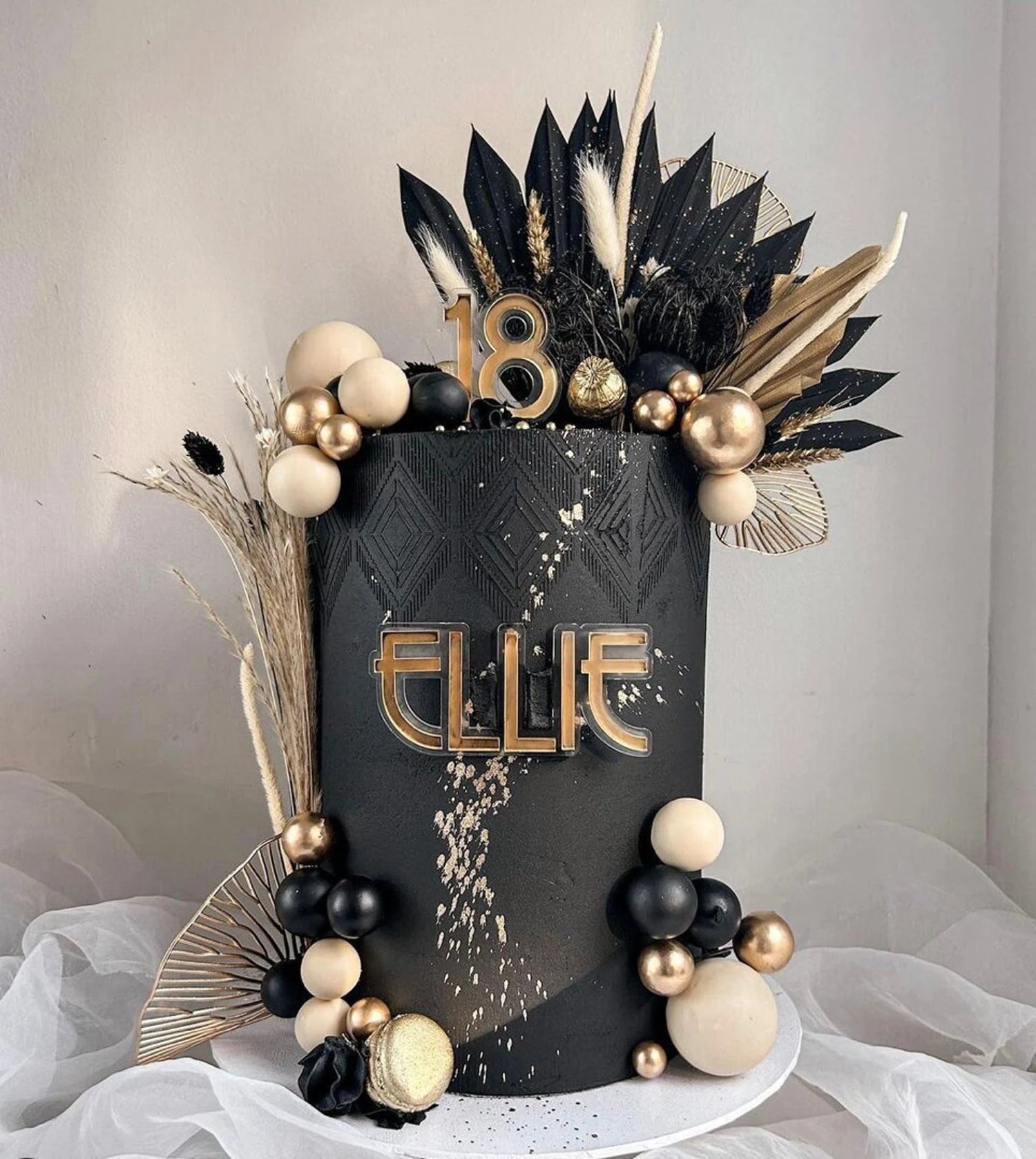 Double Layer Acrylic Cake Topper
