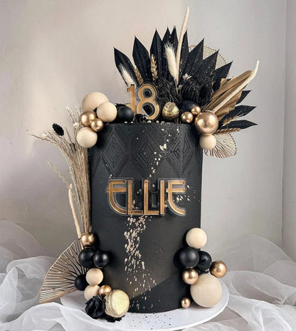 Double Layer Acrylic Cake Topper