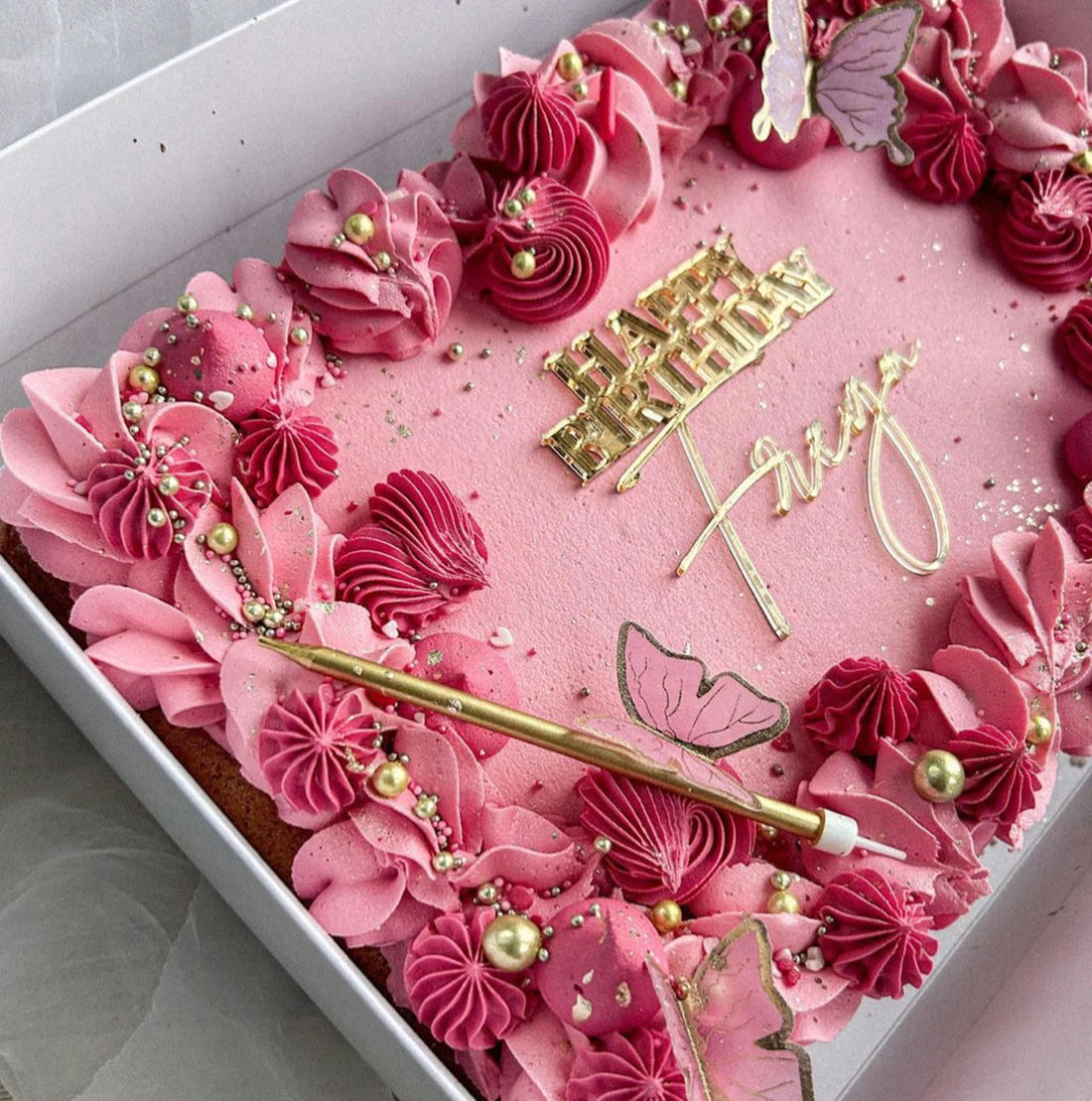 Personalised Happy Birthday Name Cake