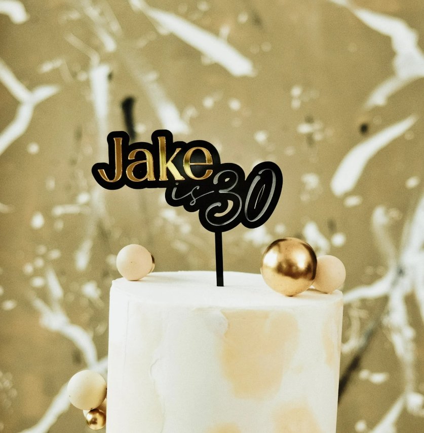 30 birthday cake topper ideas