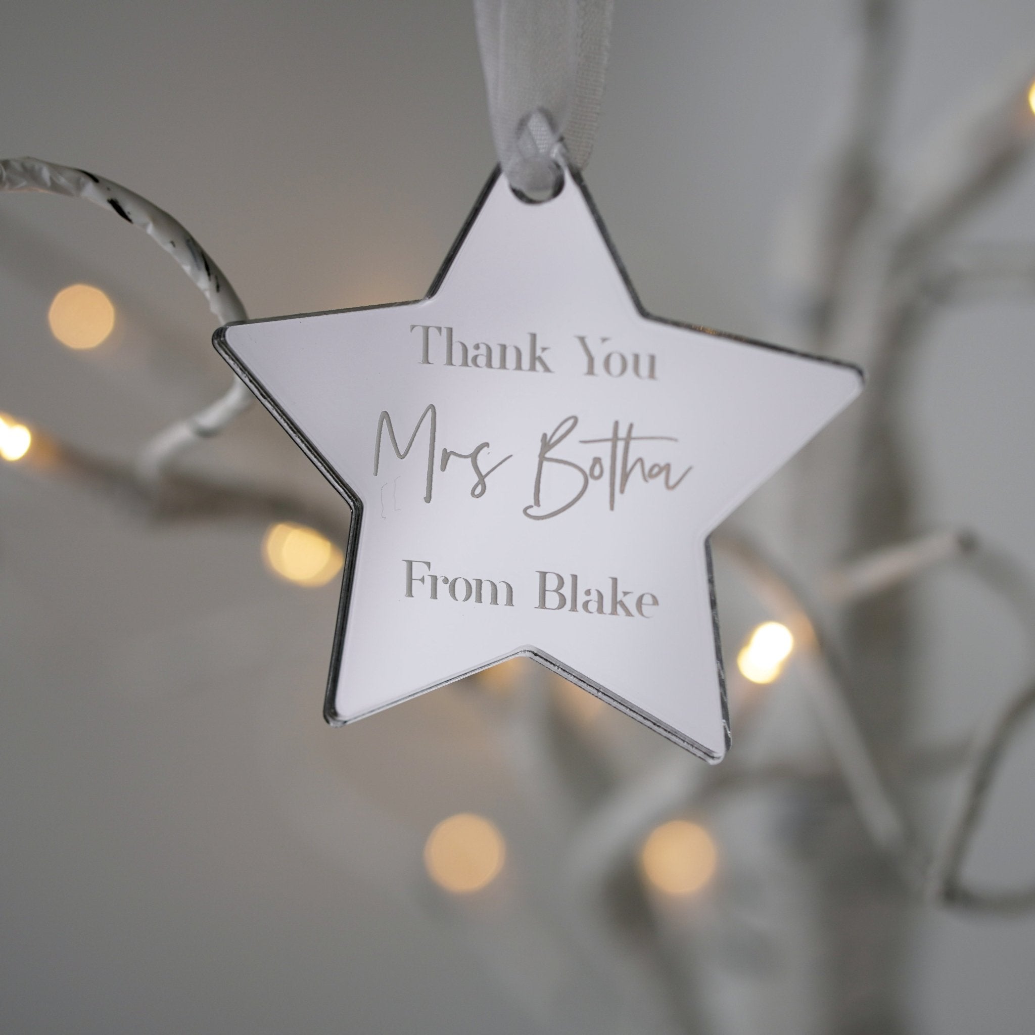 Personalised Teacher xmas gift