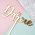 Name Cake Topper