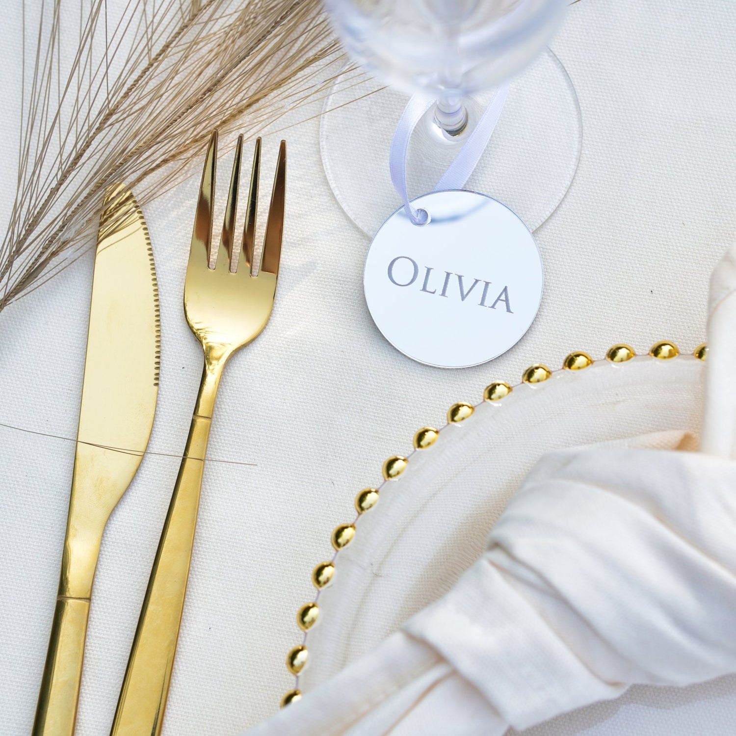 Personalised Wedding Name Places Circle