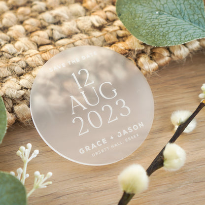 Minimalistic Save the Dates