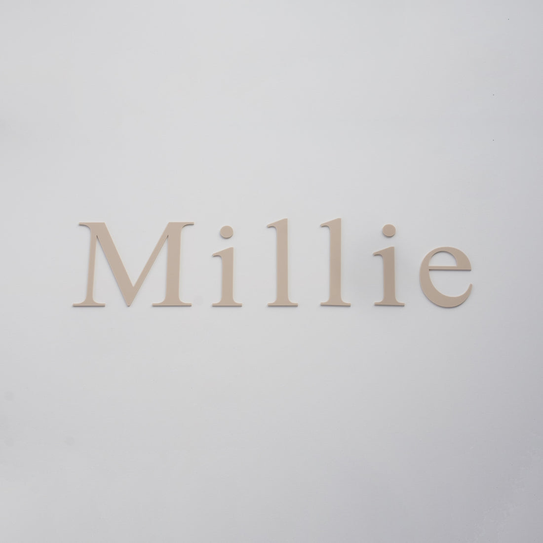 Acrylic wall sign