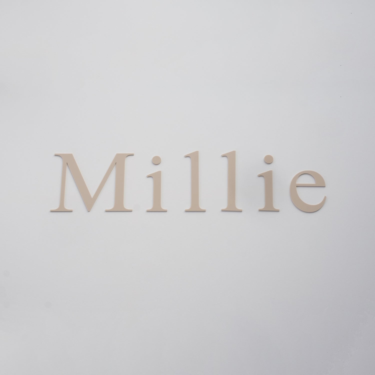 Acrylic wall sign