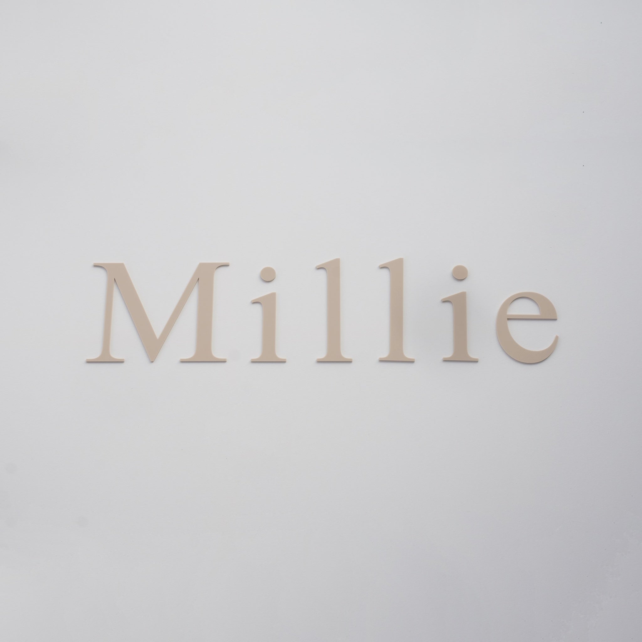 Acrylic wall sign