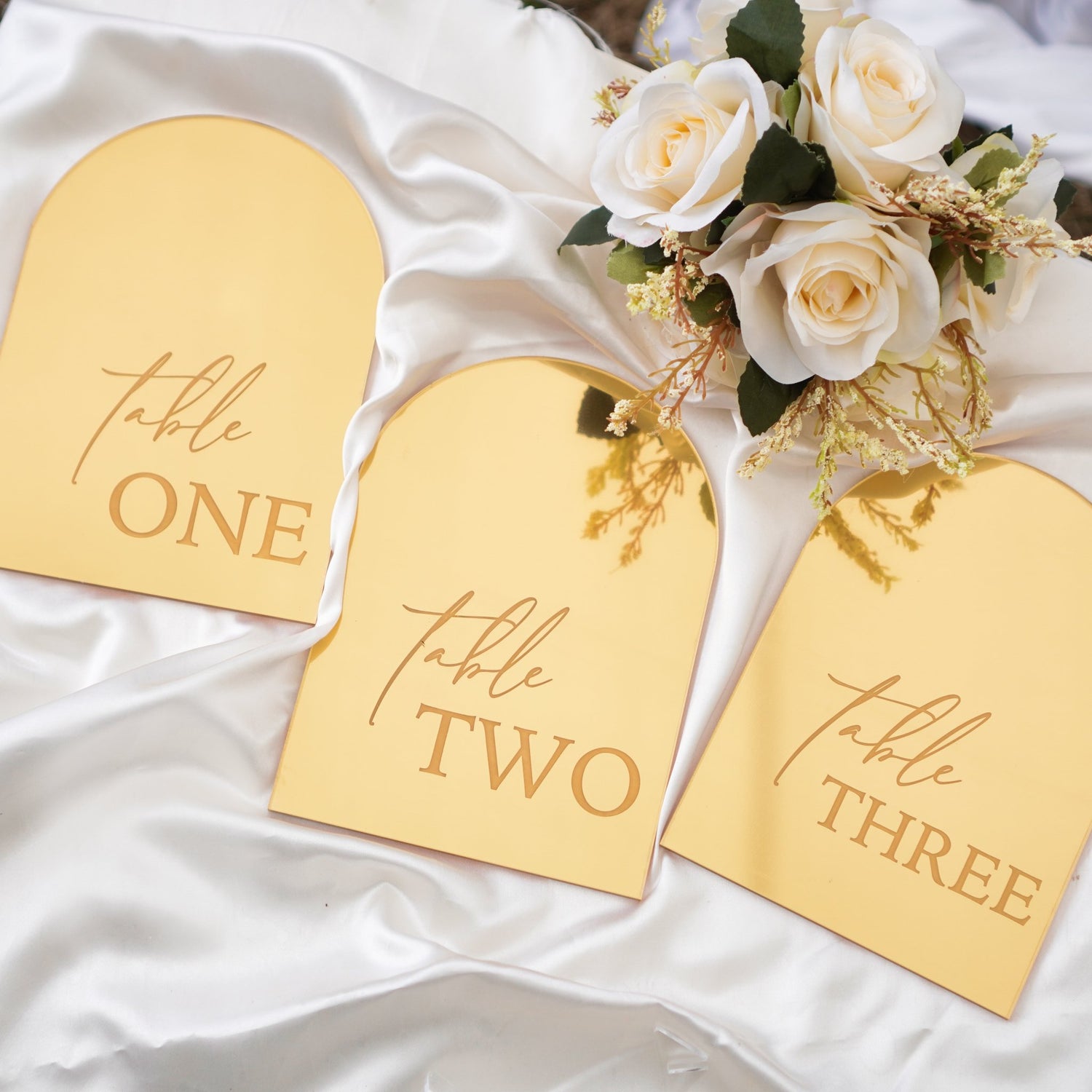Arch Wedding Table Numbers With Stand by Inketch – inketch