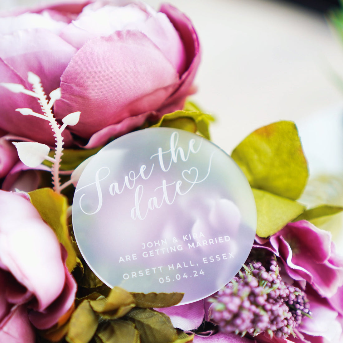 Save The Date Wedding magnet
