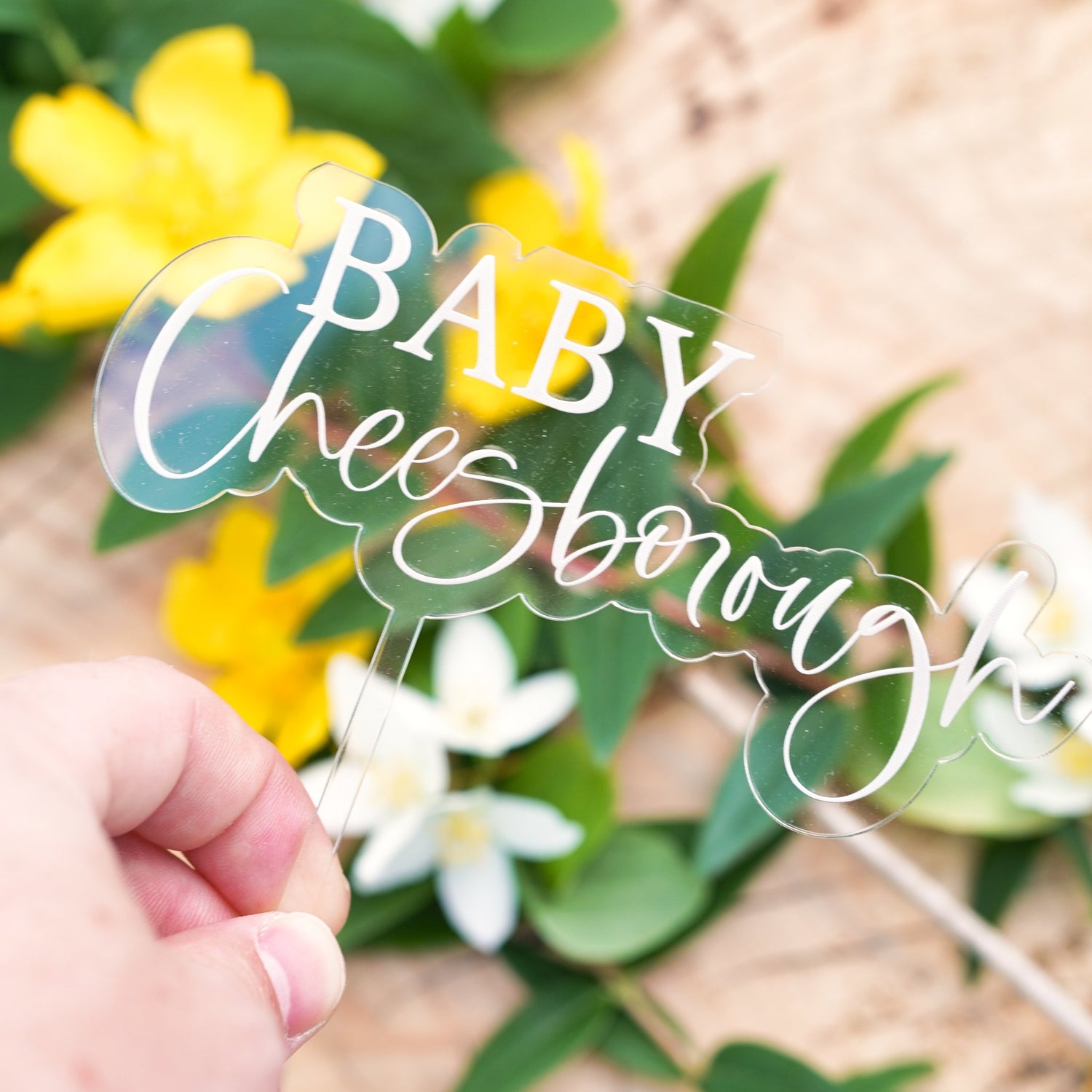 Baby Shower Cake Topper