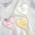 acrylic drink heart drink stirrer table decorations