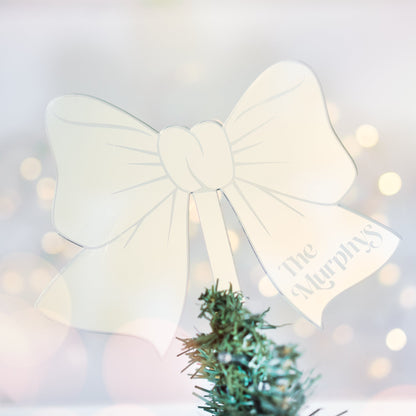Bow Tree Topper