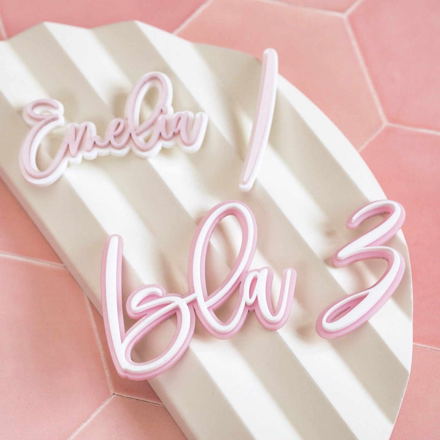 Double Layer Name Charm
