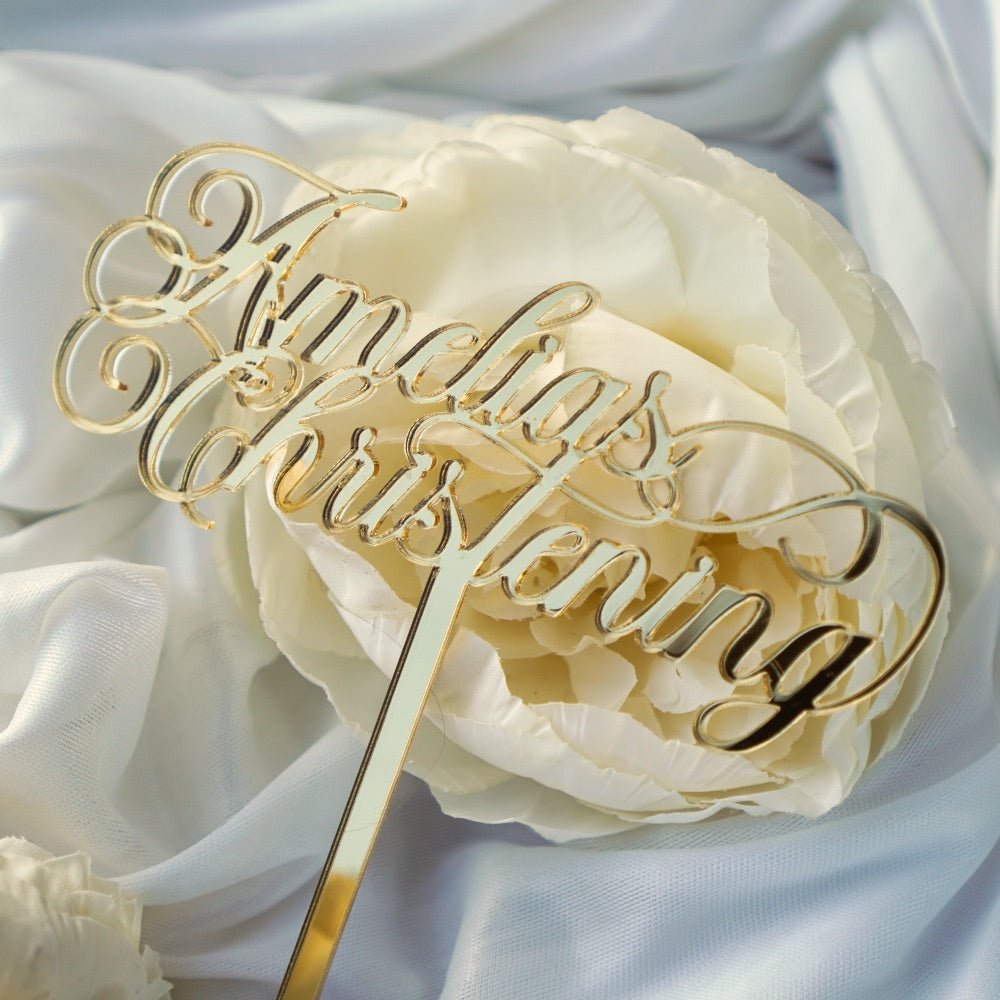 Christening Cake Topper