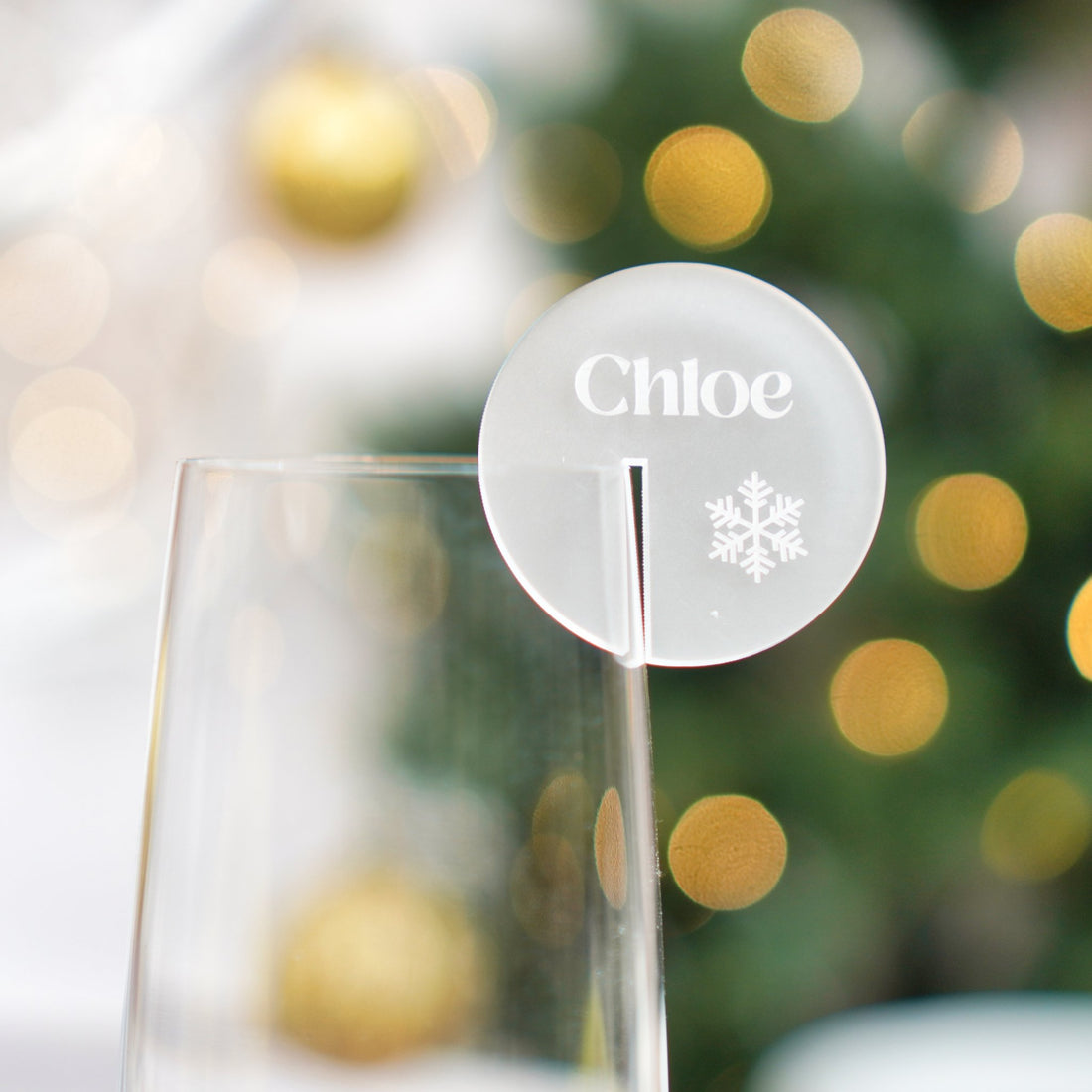 Christmas drink tags